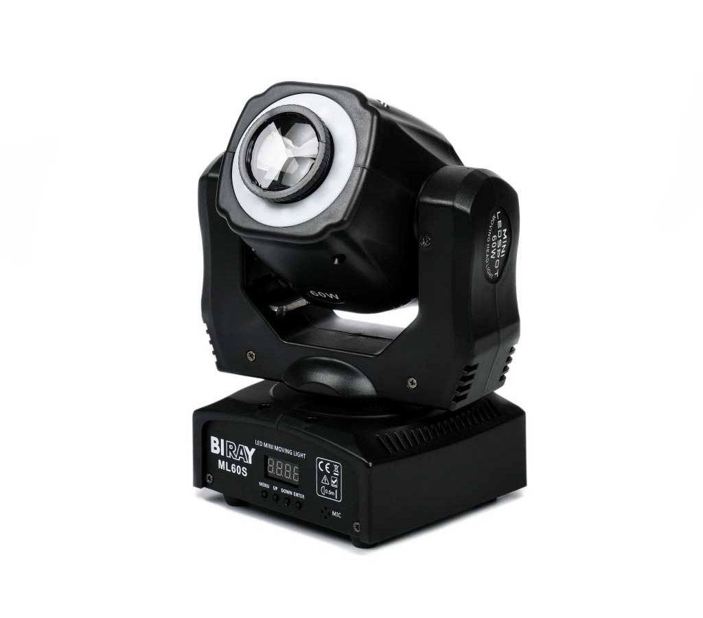 Моторизированная световая голова Bi Ray ML60S 60Вт
Моторизированная световая голова Bi Ray ML60S 60Вт