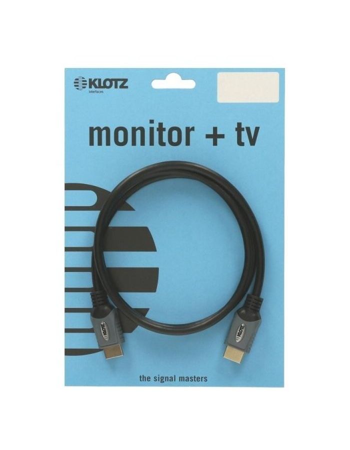 Кабель Klotz H20-AAY1-0200 HDMI 2м
Кабель Klotz H20-AAY1-0200 HDMI 2м