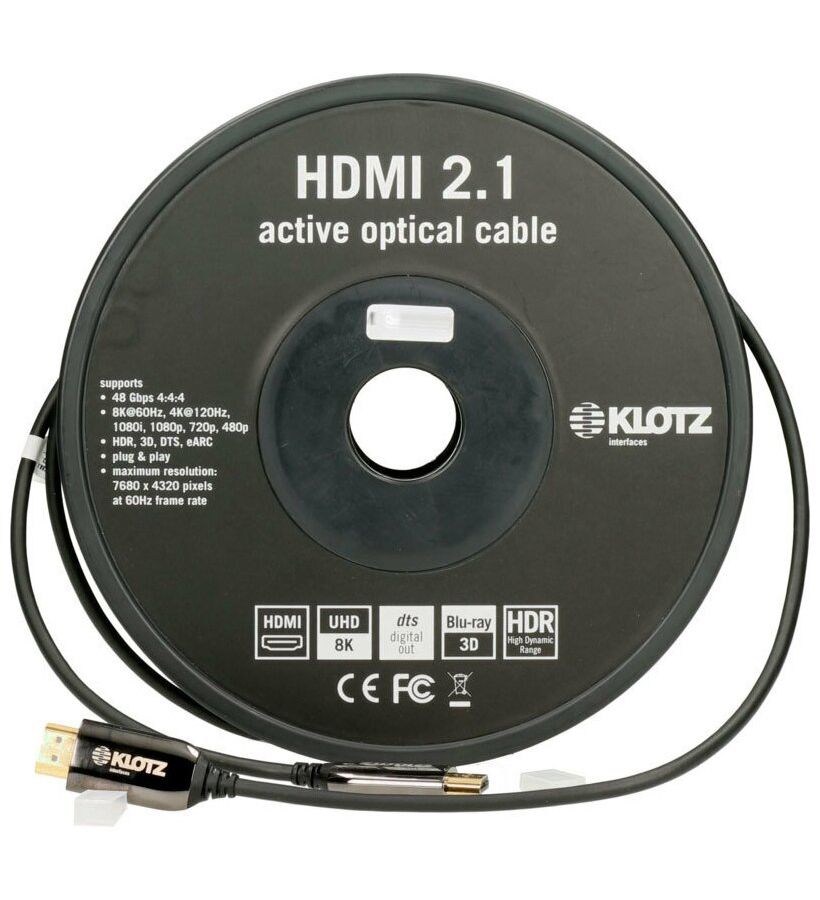 Кабель Klotz FOAUH020 HDMI оптический 20 м
Кабель Klotz FOAUH020 HDMI оптический 20 м