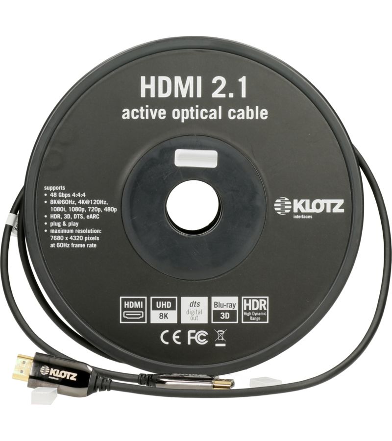 Кабель Klotz FOAUH030 HDMI оптический 30 м
Кабель Klotz FOAUH030 HDMI оптический 30 м