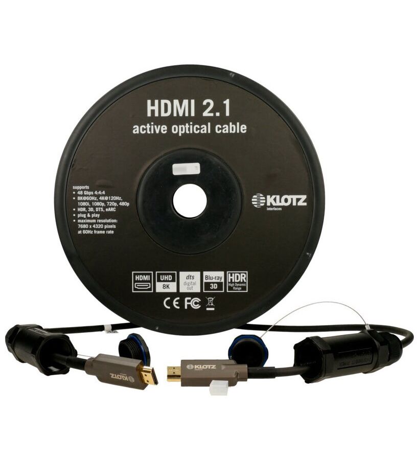 Кабель Klotz FOAUHR030 HDMI оптический 30 м армированный
Кабель Klotz FOAUHR030 HDMI оптический 30 м армированный