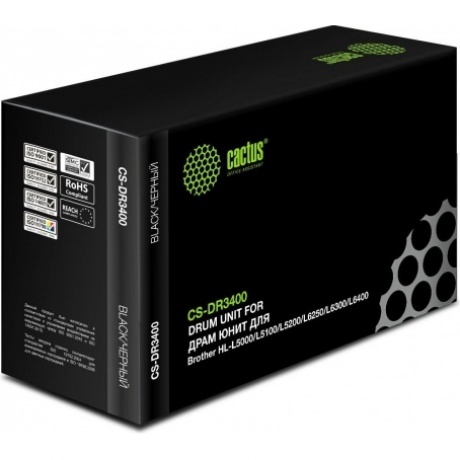 Блок фотобарабана Cactus CS-DR3400 DR-3400 черный ч/б:30000стр. для HL-L5000/L5100/L5200/L6250/L6300/L6400, DCP-L5500 Brother
Блок фотобарабана Cactus CS-DR3400 DR-3400 черный ч/б:30000стр. для HL-L5000/L5100/L5200/L6250/L6300/L6400, DCP-L5500 Brother