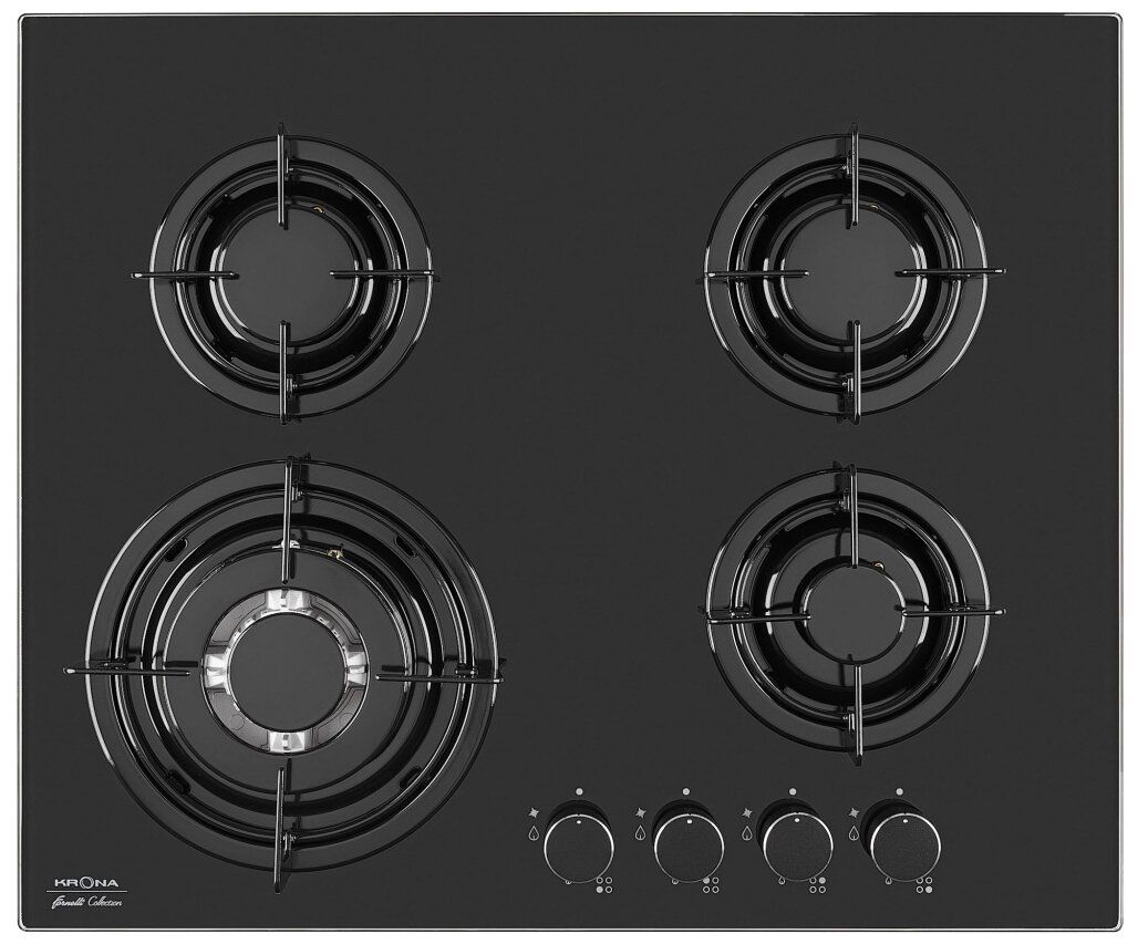 Газовая варочная поверхность Krona CORTESIA 60 BL черный
Газовая варочная поверхность Krona CORTESIA 60 BL черный