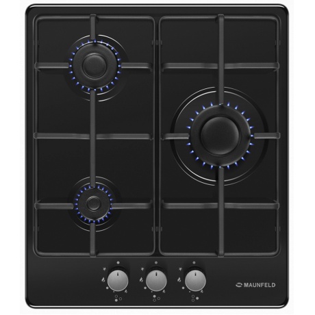 Газовая варочная панель Maunfeld EGHE.43.3STS-EB черная