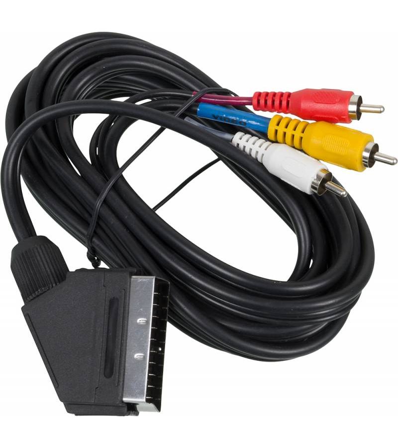 Кабель аудио-видео Ningbo SCART (m)-3хRCA (m) 3м черный (JSC005-3)
Кабель аудио-видео Ningbo SCART (m)-3хRCA (m) 3м черный (JSC005-3)