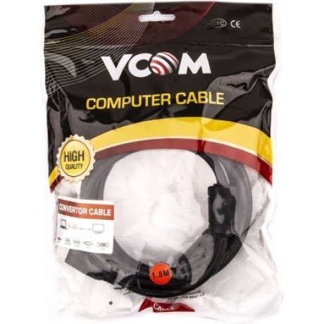 Кабель VCOM HDMI - DVI 1.8м CG484GD-1.8M
Кабель VCOM HDMI - DVI 1.8м CG484GD-1.8M