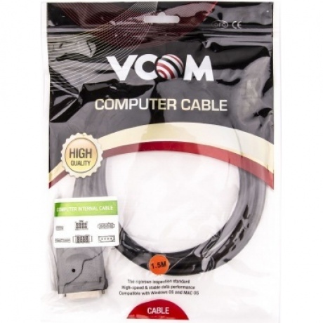 Кабель VCOM HDMI - DVI 1.5м CG484G-1.5M
Кабель VCOM HDMI - DVI 1.5м CG484G-1.5M