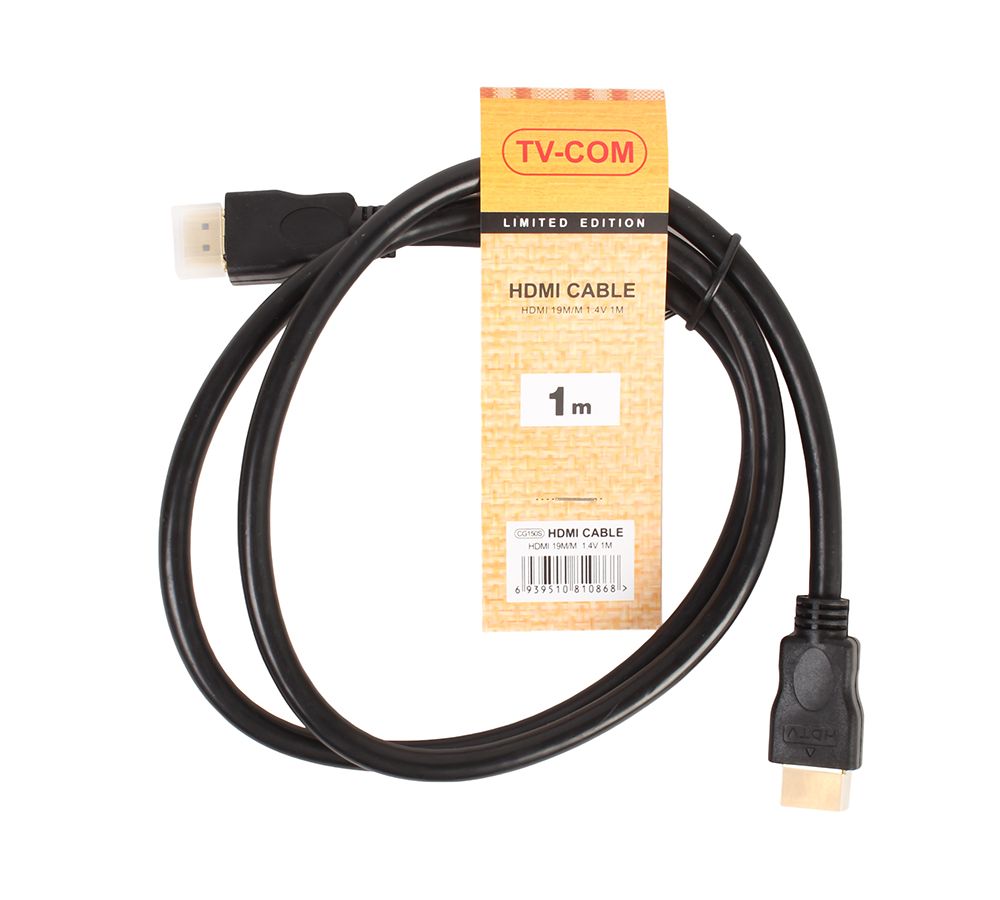 Кабель V-COM HDMI19M to HDMI19M, V1.4+3D, 1m, (CG150S-1M)
Кабель V-COM HDMI19M to HDMI19M, V1.4+3D, 1m, (CG150S-1M)