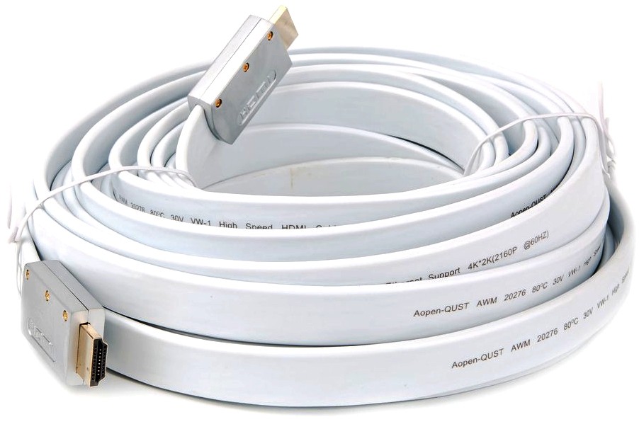 Кабель AOpen HDMI 19M/M ver 2.0, 1.8M, (ACG568F-S-1.8M) серебряно-белый Flat
Кабель AOpen HDMI 19M/M ver 2.0, 1.8M, (ACG568F-S-1.8M) серебряно-белый Flat