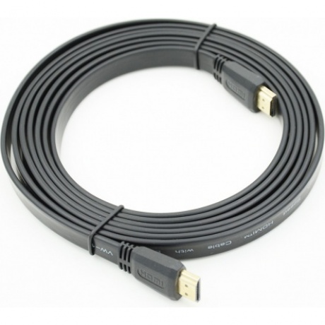 Кабель аудио-видео FLAT HDMI (m)/HDMI (m) 3м. черный
Кабель аудио-видео FLAT HDMI (m)/HDMI (m) 3м. черный