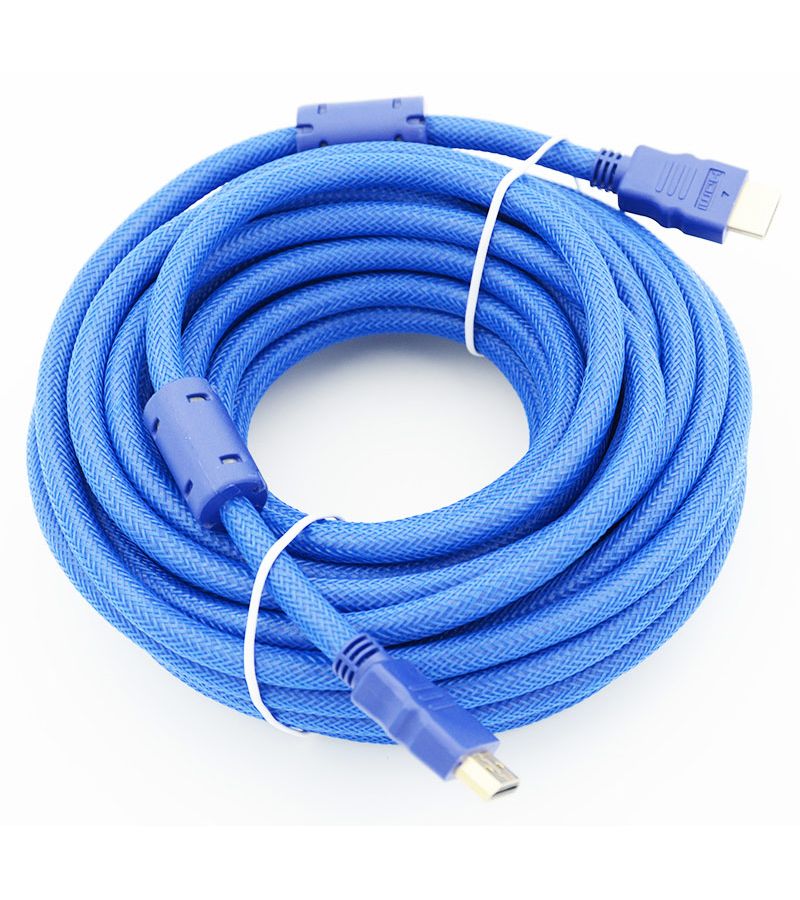 Кабель аудио-видео HDMI (m)/HDMI (m) 10м. феррит.кольца Позолоченные контакты синий
Кабель аудио-видео HDMI (m)/HDMI (m) 10м. феррит.кольца Позолоченные контакты синий