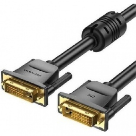 Кабель Vention DVI-D Dual link 25M/25M - 3м (EAABI)
Кабель Vention DVI-D Dual link 25M/25M - 3м (EAABI)