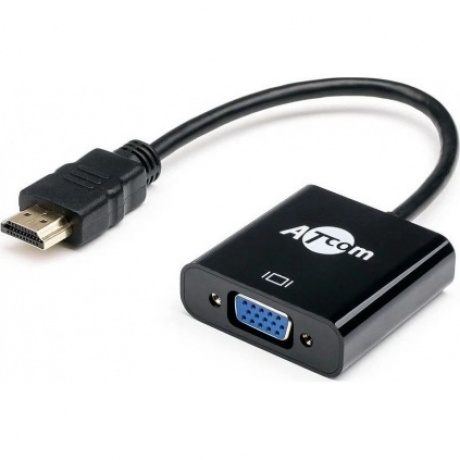 Адаптер ATcom HDMI - VGA 10cm АТ1013
Адаптер ATcom HDMI - VGA 10cm АТ1013
