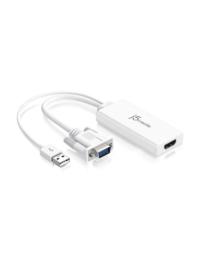 Аудио-видео адаптер j5create VGA на HDMI JDA214
Аудио-видео адаптер j5create VGA на HDMI JDA214