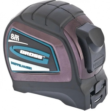 Рулетка "Doppelhaken", 8 м x 25 мм, двухсторонний зацеп, нейлон, двуст. шкала, автоматич Gross
Рулетка "Doppelhaken", 8 м x 25 мм, двухсторонний зацеп, нейлон, двуст. шкала, автоматич Gross