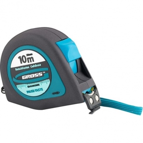 Рулетка "Ergonomisch",10 м x 25 мм, магнитный обрезиненный зацеп Gross
Рулетка "Ergonomisch",10 м x 25 мм, магнитный обрезиненный зацеп Gross