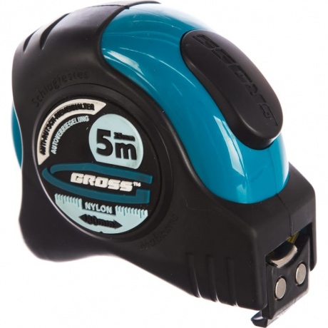 Рулетка "Schlagfest", 5 м x 25 мм, магн. обрез зацеп, двухст. шкала, нейлон покр. автоматич Gross
Рулетка "Schlagfest", 5 м x 25 мм, магн. обрез зацеп, двухст. шкала, нейлон покр. автоматич Gross