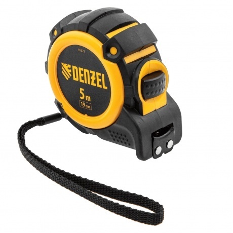 Рулетка 5м х 19мм, автоматич. фиксац., нейлон. покрытие, магнит. зацеп, двухстор. разметка Denzel
Рулетка 5м х 19мм, автоматич. фиксац., нейлон. покрытие, магнит. зацеп, двухстор. разметка Denzel