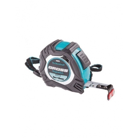 Рулетка Magnetisch, 3м х 16мм,обрезин. корпус,автоматич. фиксация, нейлон. покр.,магн. зацеп Gross
Рулетка Magnetisch, 3м х 16мм,обрезин. корпус,автоматич. фиксация, нейлон. покр.,магн. зацеп Gross