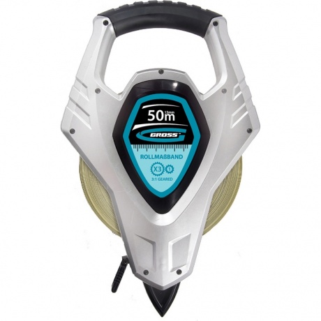 Рулетка геодезическая 50 м х 13 мм, откр. корп., металл. лента, нейлон Gross
Рулетка геодезическая 50 м х 13 мм, откр. корп., металл. лента, нейлон Gross