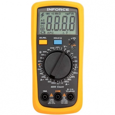 Мультиметр цифровой Inforce 01-05-06
Мультиметр цифровой Inforce 01-05-06