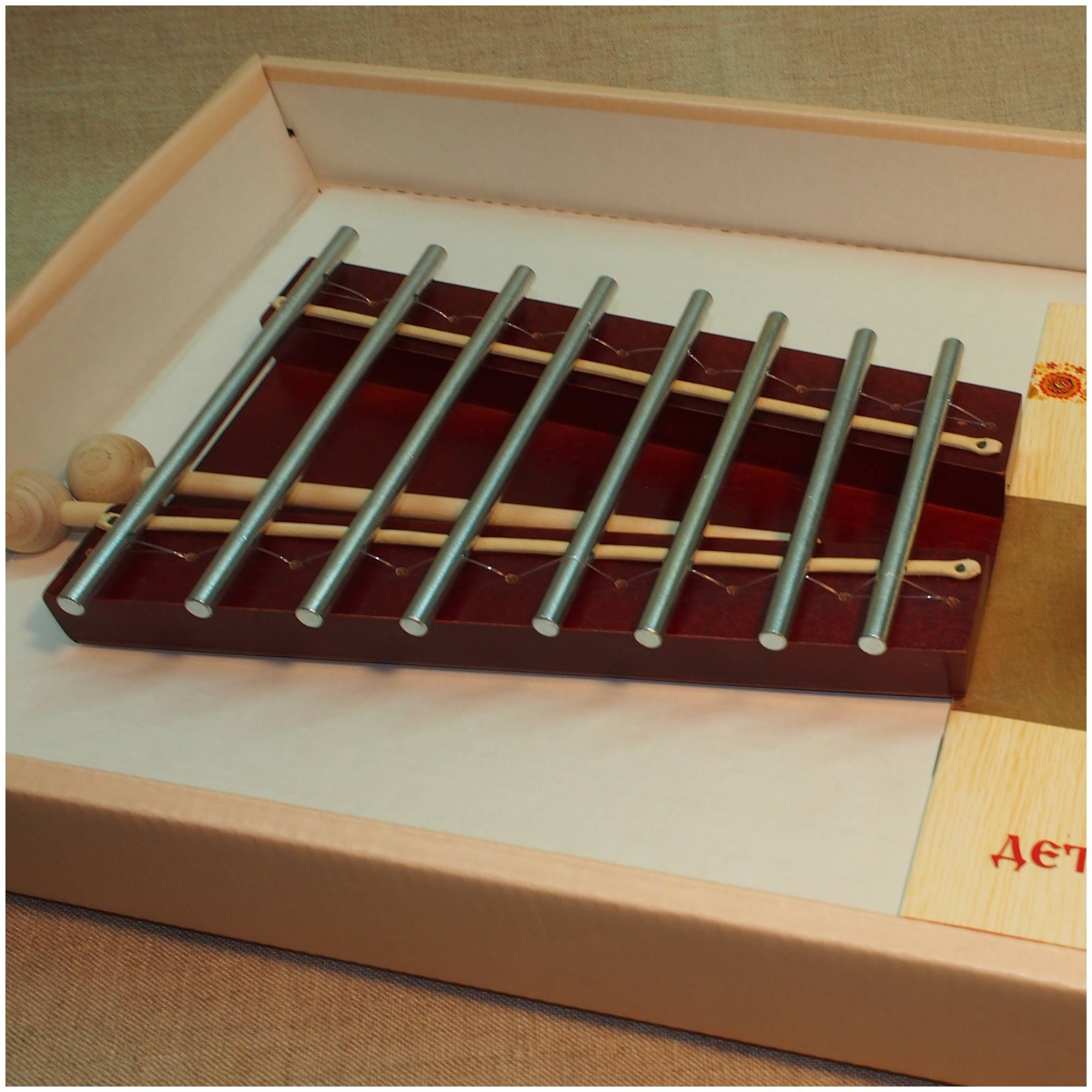 Металлофон МАСТЕРСКАЯ СЕРЕБРОВА ЗЧ-МТ-6 08 диатонический
Металлофон МАСТЕРСКАЯ СЕРЕБРОВА ЗЧ-МТ-6 08 диатонический