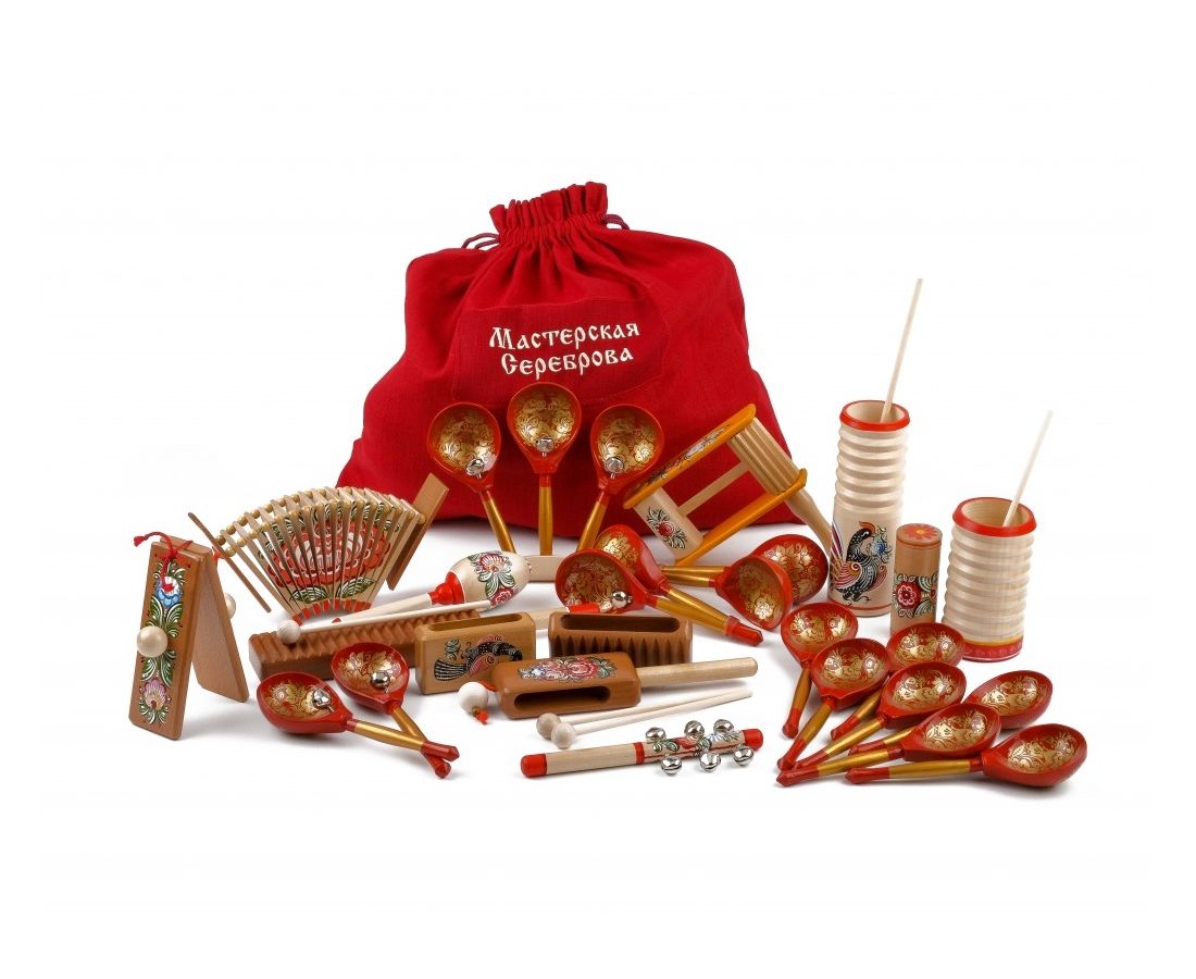 Перкуссионный набор МАСТЕРСКАЯ СЕРЕБРОВА К2-КТ-05 «Музыкальная шкатулка» 23 предмета
Перкуссионный набор МАСТЕРСКАЯ СЕРЕБРОВА К2-КТ-05 «Музыкальная шкатулка» 23 предмета