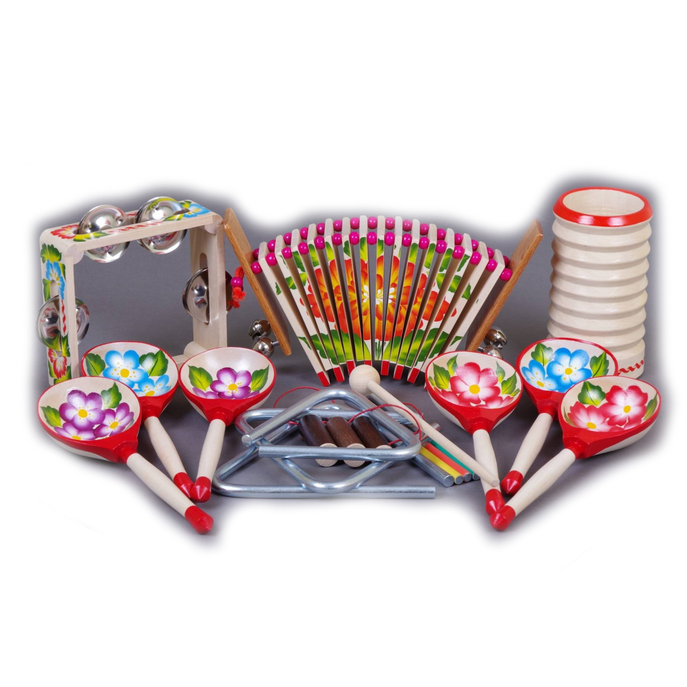 Перкуссионный набор МАСТЕРСКАЯ СЕРЕБРОВА К2-КТ-01 Музыкальный сувенир 13 предметов
Перкуссионный набор МАСТЕРСКАЯ СЕРЕБРОВА К2-КТ-01 Музыкальный сувенир 13 предметов