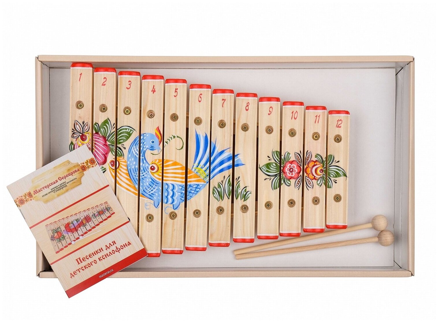 Ксилофон МАСТЕРСКАЯ СЕРЕБРОВА К1-КС -05 диатонический
Ксилофон МАСТЕРСКАЯ СЕРЕБРОВА К1-КС -05 диатонический