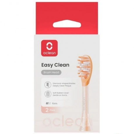 Комплект насадок для Oclean Ease (2 шт, Оранжевый)
Комплект насадок для Oclean Ease (2 шт, Оранжевый)