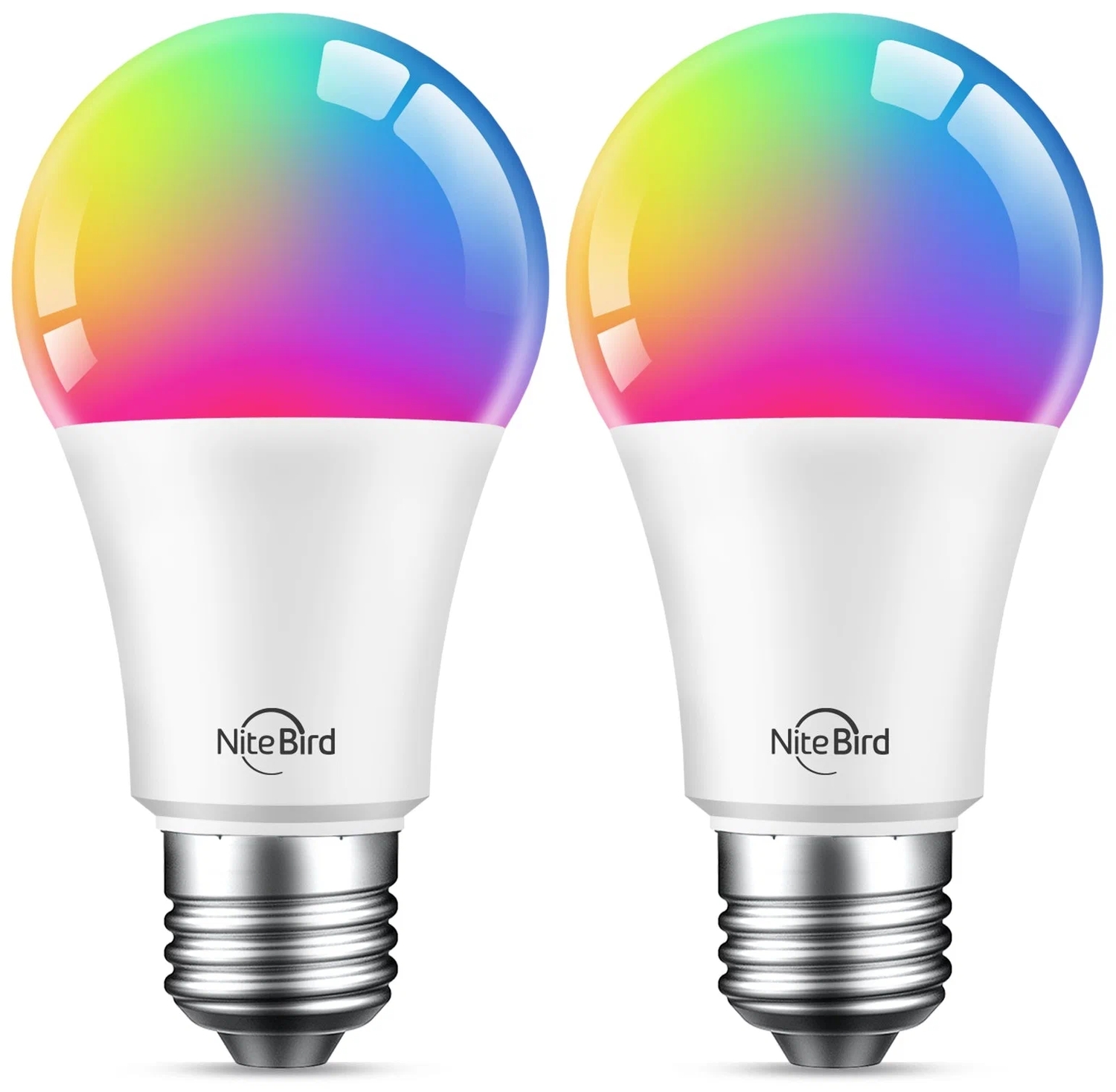 Комплект умных ламп Nitebird Smart bulb 2 шт., цвет мульти
Комплект умных ламп Nitebird Smart bulb 2 шт., цвет мульти