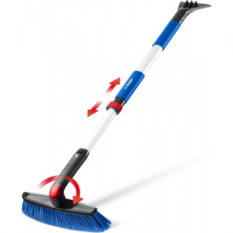 Щётка телескопическая с поворотной головой от снега автомобильная, 860-1210 мм, ЗУБР Профессионал (61062)
Щётка телескопическая с поворотной головой от снега автомобильная, 860-1210 мм, ЗУБР Профессионал (61062)