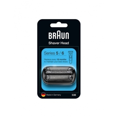 Сетка и режущий блок Braun 53B Black
Сетка и режущий блок Braun 53B Black