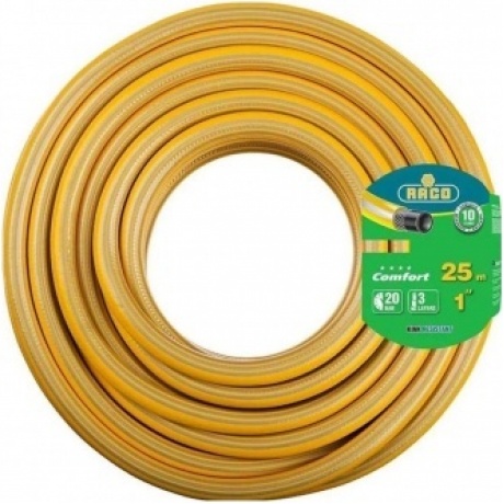 Шланг поливочный RACO COMFORT, 1, 25 м, 20 атм, трёхслойный, армированный (40303-1-25)
Шланг поливочный RACO COMFORT, 1, 25 м, 20 атм, трёхслойный, армированный (40303-1-25)