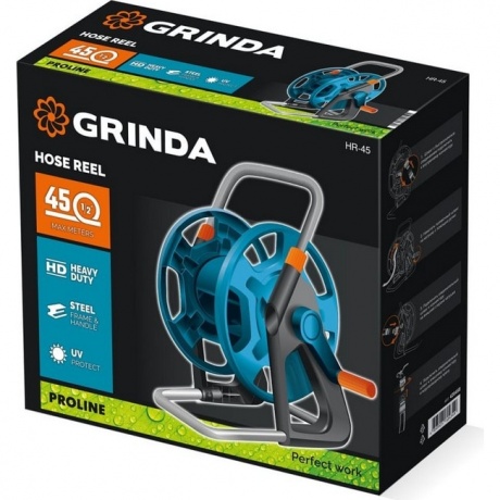 Катушка для шлангов GRINDA HR-45, для шлангов 45м x 1/2 и 20м х 3/4, стальные опоры, пластиковый барабан, ProLine (428450)
Катушка для шлангов GRINDA HR-45, для шлангов 45м x 1/2 и 20м х 3/4, стальные опоры, пластиковый барабан, ProLine (428450)