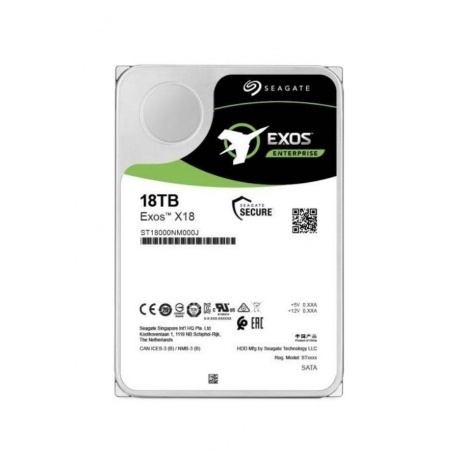 Жесткий диск HDD Seagate SAS 18Tb (ST18000NM004J)
Жесткий диск HDD Seagate SAS 18Tb (ST18000NM004J)
