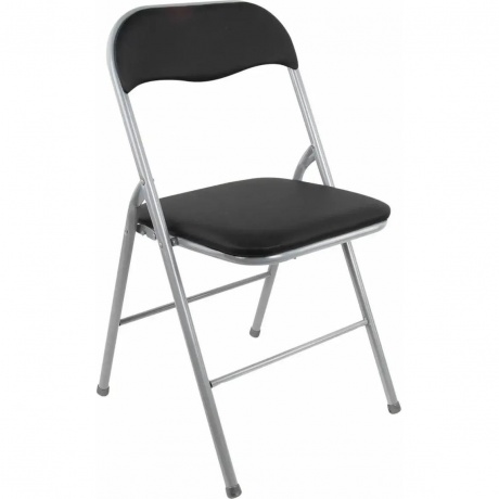 Стул складной BRABIX Golf CF-007, серебристый каркас, кож.зам чёрный, 532891
Стул складной BRABIX Golf CF-007, серебристый каркас, кож.зам чёрный, 532891