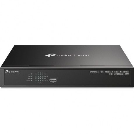 8-канальный сетевой видеорегистратор с поддержкой PoE+ TP-Link VIGI NVR1008H-8MP
8-канальный сетевой видеорегистратор с поддержкой PoE+ TP-Link VIGI NVR1008H-8MP