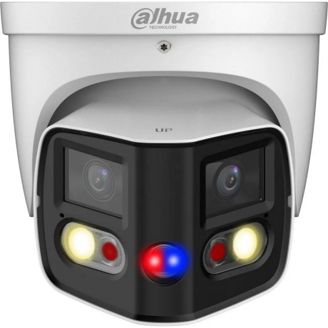 Уличная купольная IP-видеокамера Dahua DUO с ИИ и активным сдерживанием 2x 4Мп, 1/2.7” CMOS, моторизованный объектив 2.8мм, видеоаналитика, ИК 25м, LED 20м
Уличная купольная IP-видеокамера Dahua DUO с ИИ и активным сдерживанием 2x 4Мп, 1/2.7” CMOS, моторизованный объектив 2.8мм, видеоаналитика, ИК 25м, LED 20м