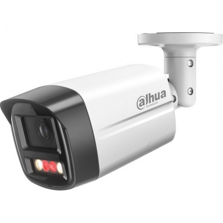 Уличная цилиндрическая IP-видеокамера Dahua SmartDualLight 4Мп, 1/2.9” CMOS, объектив 3.6мм, видеоаналитика, микрофон+динамик, ИК 30м, LED 30м, IP67, металл
Уличная цилиндрическая IP-видеокамера Dahua SmartDualLight 4Мп, 1/2.9” CMOS, объектив 3.6мм, видеоаналитика, микрофон+динамик, ИК 30м, LED 30м, IP67, металл