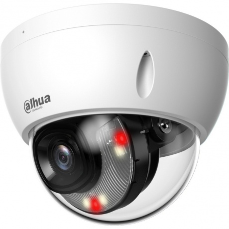 Уличная купольная IP-видеокамера Dahua SmartDualLight 8Мп, 1/2.7” CMOS, объектив 2.8мм, видеоаналитика, микрофон, ИК 30м, LED 30м, P67, IK10, металл
Уличная купольная IP-видеокамера Dahua SmartDualLight 8Мп, 1/2.7” CMOS, объектив 2.8мм, видеоаналитика, микрофон, ИК 30м, LED 30м, P67, IK10, металл