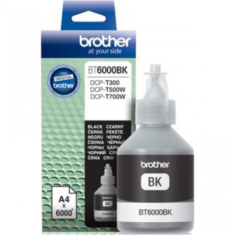 Картридж Brother BT6000BK для Brother DCP-T300/T500W/T700W, черный
Картридж Brother BT6000BK для Brother DCP-T300/T500W/T700W, черный