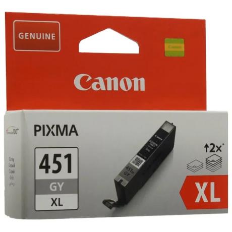 Картридж Canon CLI-451GY XL (6476B001) для Canon iP7240/MG5440/MG6340, серый
Картридж Canon CLI-451GY XL (6476B001) для Canon iP7240/MG5440/MG6340, серый