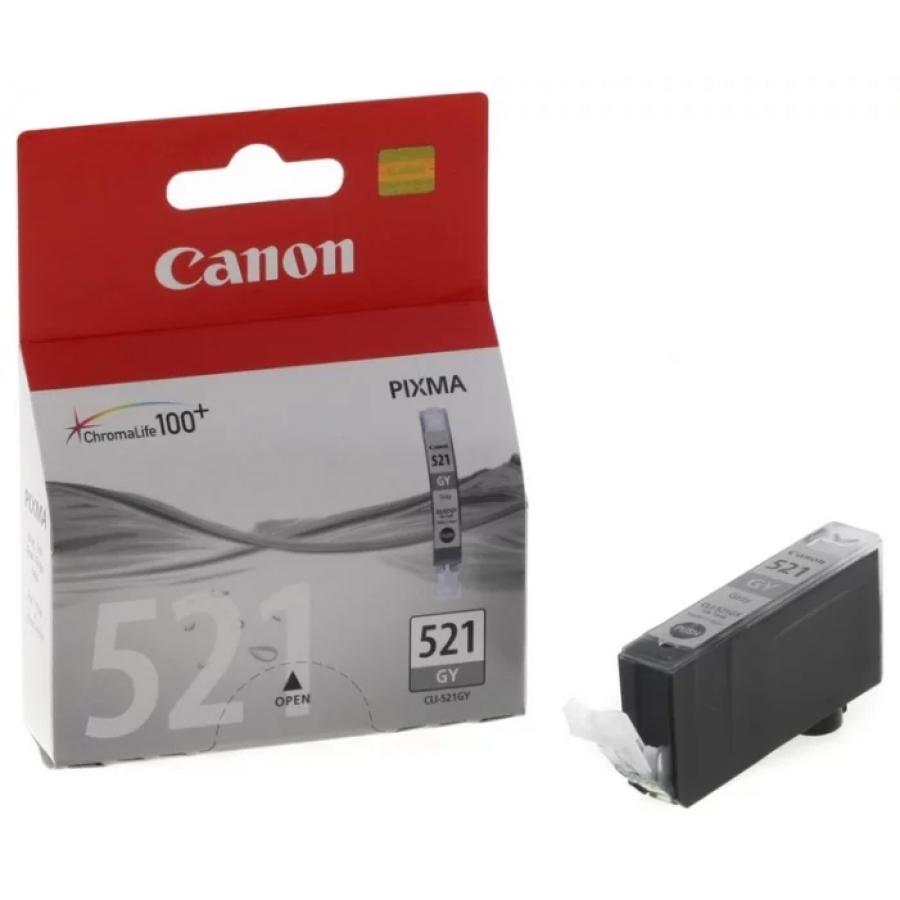 Картридж Canon CLI-521GY (2937B004) для Canon MP980/990, серый
Картридж Canon CLI-521GY (2937B004) для Canon MP980/990, серый