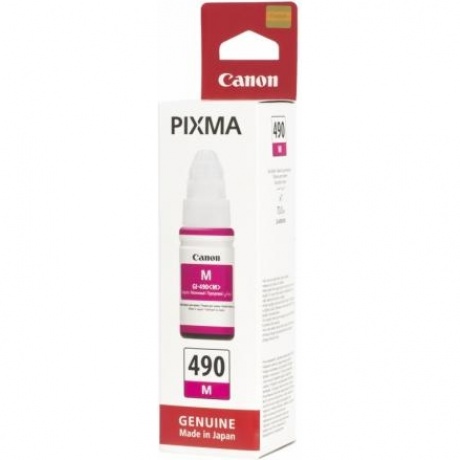 Картридж Canon GI-490M (0665C001) для Canon Pixma G1400/2400/3400, пурпурный
Картридж Canon GI-490M (0665C001) для Canon Pixma G1400/2400/3400, пурпурный