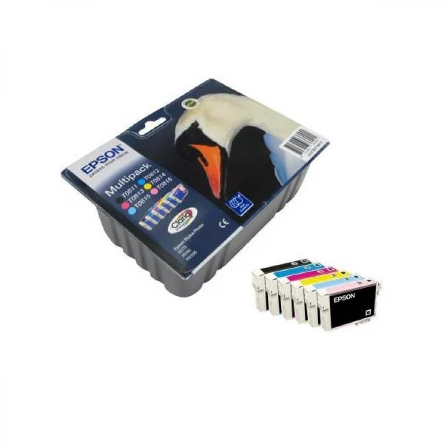 Картридж Epson T0817 (C13T11174A10) для Epson R270/290/RX590, набор из 6 картриджей, Голубой/желтый/пурпурный/светло-голубой/светло-пурпурный/черный
Картридж Epson T0817 (C13T11174A10) для Epson R270/290/RX590, набор из 6 картриджей, Голубой/желтый/пурпурный/светло-голубой/светло-пурпурный/черный