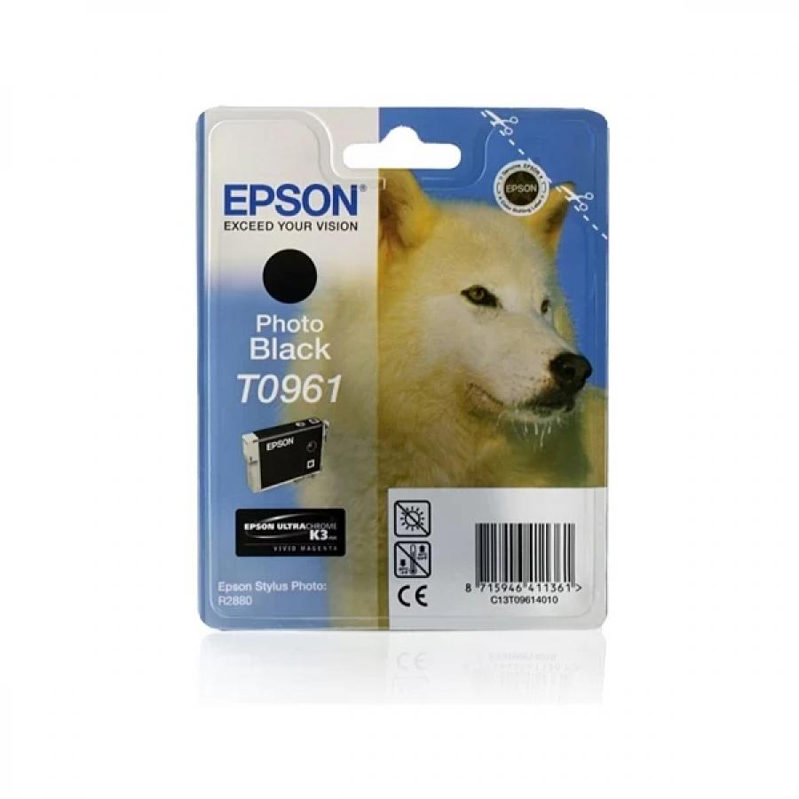 Картридж Epson T0961 (C13T09614010) для Epson St Ph R2880, черный
Картридж Epson T0961 (C13T09614010) для Epson St Ph R2880, черный