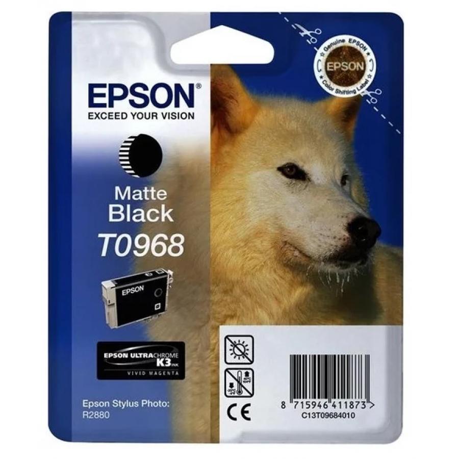 Картридж Epson T0968 (C13T09684010) для Epson St Ph R2880, черный матовый
Картридж Epson T0968 (C13T09684010) для Epson St Ph R2880, черный матовый