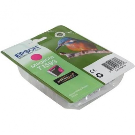 Картридж Epson T1593 (C13T15934010) для Epson St Ph R2000, пурпурный
Картридж Epson T1593 (C13T15934010) для Epson St Ph R2000, пурпурный