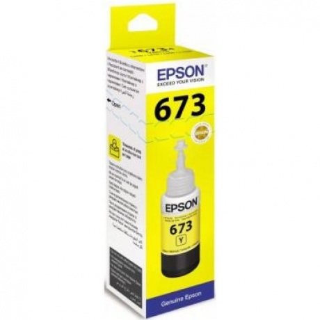 Картридж Epson T6734 (C13T67344A) для Epson L800, желтый
Картридж Epson T6734 (C13T67344A) для Epson L800, желтый